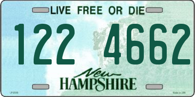 NH license plate 1224662