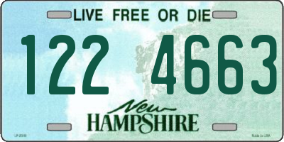 NH license plate 1224663