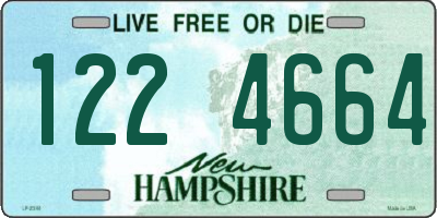 NH license plate 1224664