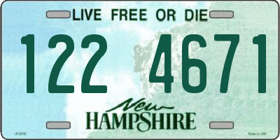 NH license plate 1224671