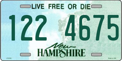 NH license plate 1224675
