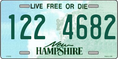 NH license plate 1224682
