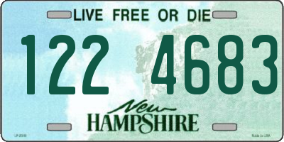 NH license plate 1224683