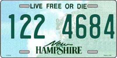 NH license plate 1224684