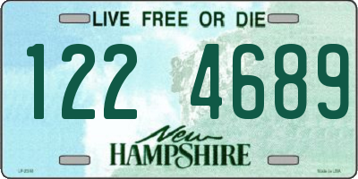 NH license plate 1224689
