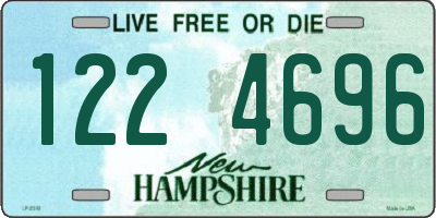 NH license plate 1224696