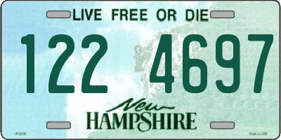 NH license plate 1224697