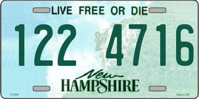 NH license plate 1224716