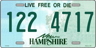 NH license plate 1224717