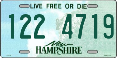 NH license plate 1224719
