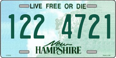 NH license plate 1224721