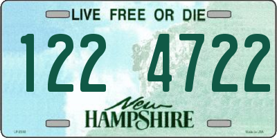 NH license plate 1224722