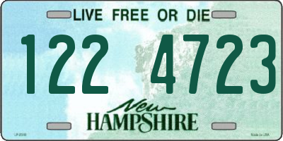 NH license plate 1224723