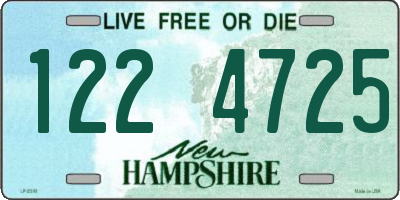 NH license plate 1224725