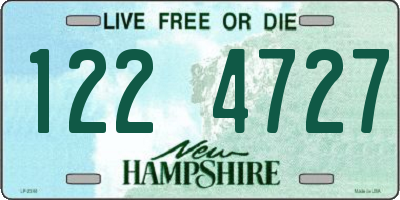 NH license plate 1224727