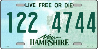 NH license plate 1224744