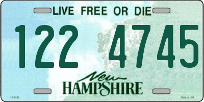 NH license plate 1224745