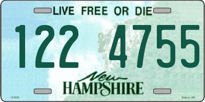 NH license plate 1224755
