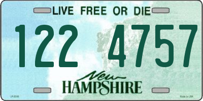 NH license plate 1224757