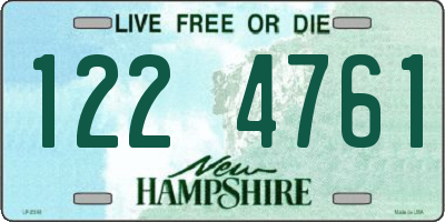 NH license plate 1224761