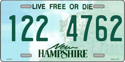 NH license plate 1224762