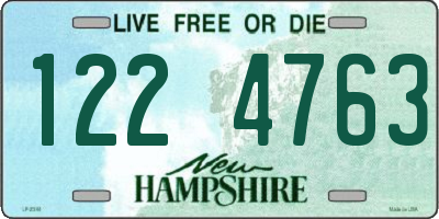 NH license plate 1224763