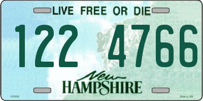 NH license plate 1224766