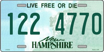 NH license plate 1224770