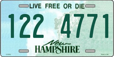 NH license plate 1224771