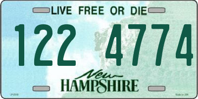 NH license plate 1224774