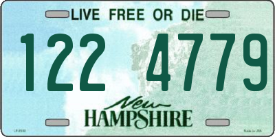 NH license plate 1224779