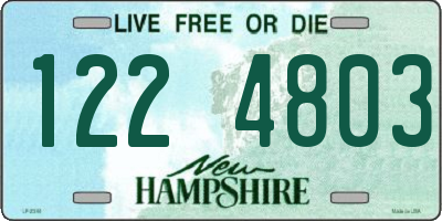 NH license plate 1224803