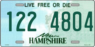 NH license plate 1224804