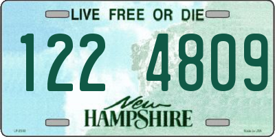 NH license plate 1224809