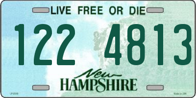 NH license plate 1224813