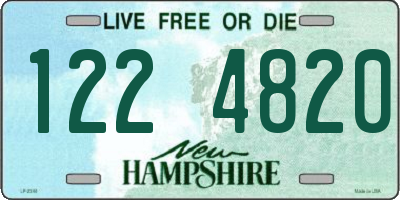 NH license plate 1224820
