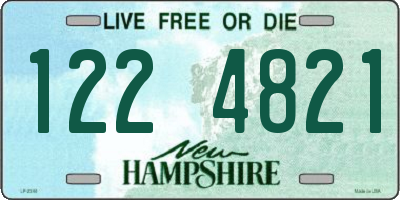 NH license plate 1224821