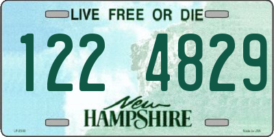 NH license plate 1224829