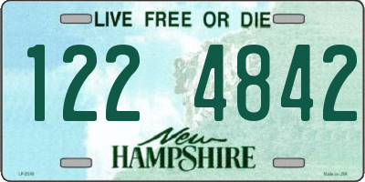 NH license plate 1224842