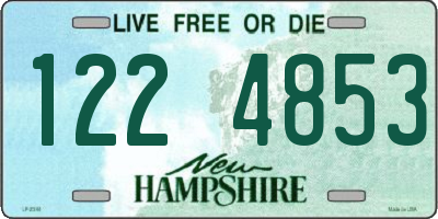NH license plate 1224853