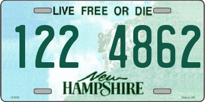 NH license plate 1224862