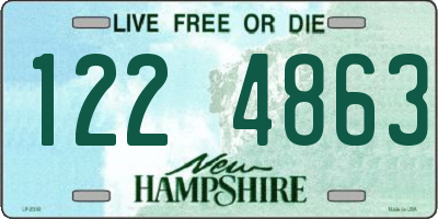 NH license plate 1224863