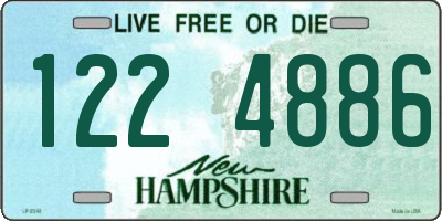 NH license plate 1224886