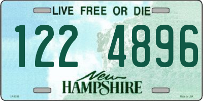 NH license plate 1224896