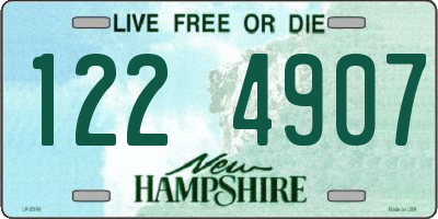 NH license plate 1224907