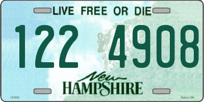 NH license plate 1224908