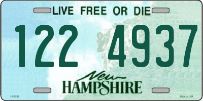 NH license plate 1224937