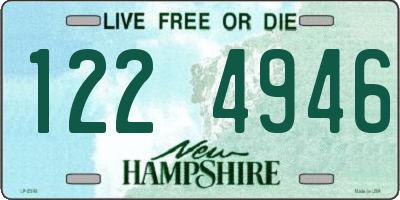 NH license plate 1224946