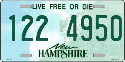 NH license plate 1224950