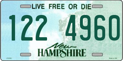 NH license plate 1224960